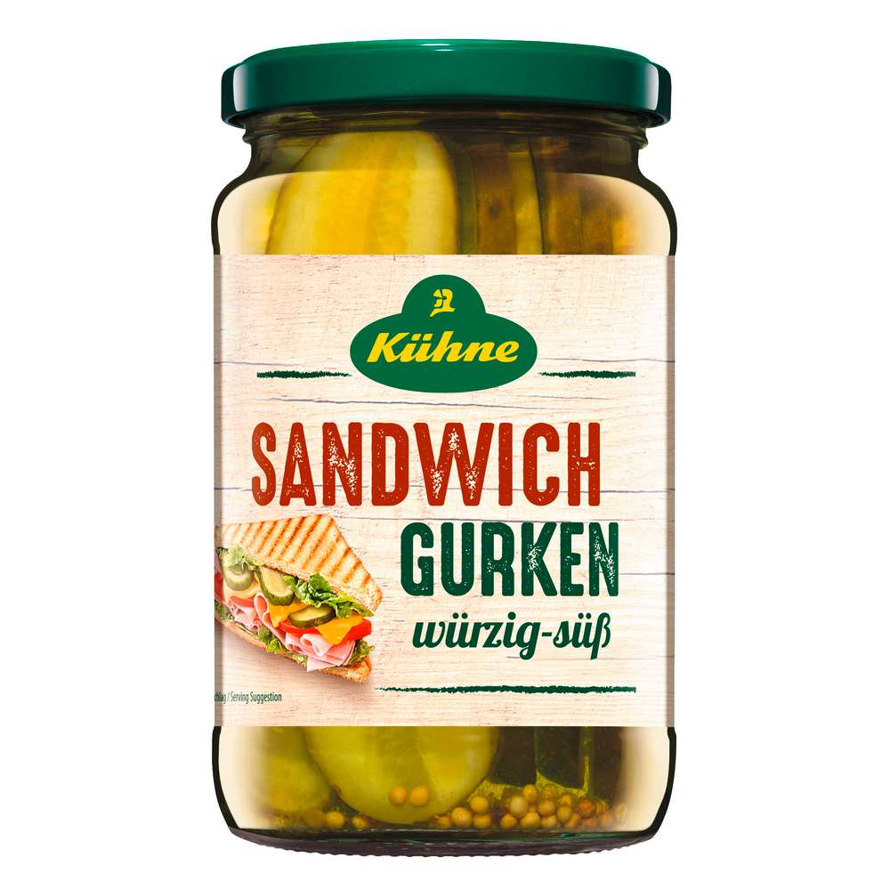 Produktabbildung Kühne Sandwich-Gurken