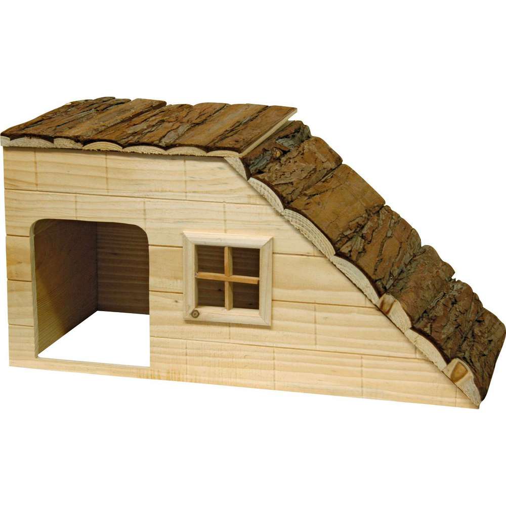 Produktabbildung Kerbl Häuschen mit Rampe, 50x25x25cm