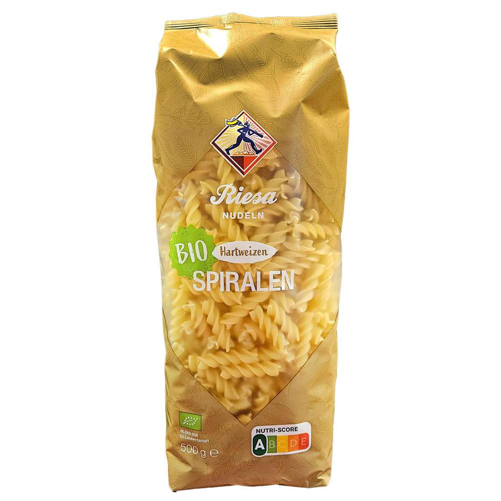 Produktabbildung Riesa Bio Nudel-Spiralen