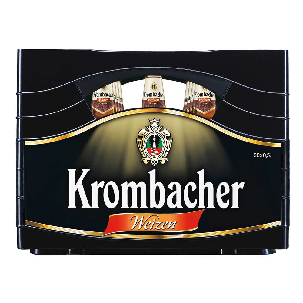 Produktabbildung Krombacher Weizenbier, 5,3% (20x 0,500 Liter)