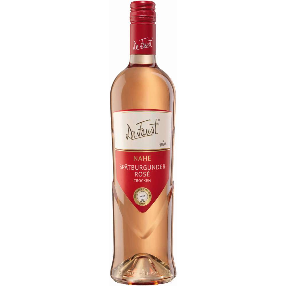 Produktabbildung Dr. Faust Spätburgunder Rosé trocken Nahe DQW, Roséwein