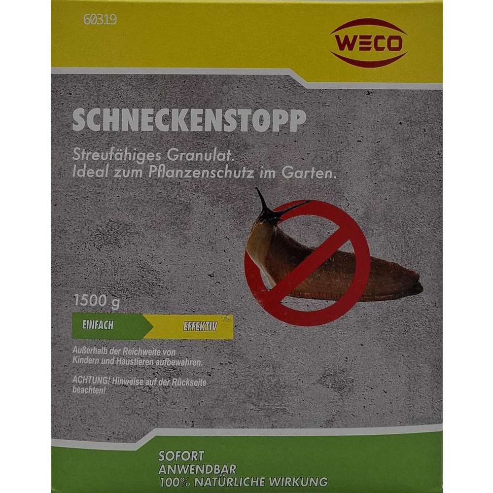 Produktabbildung Weco Schneckengranulat, Pflanzenschutz im Garten