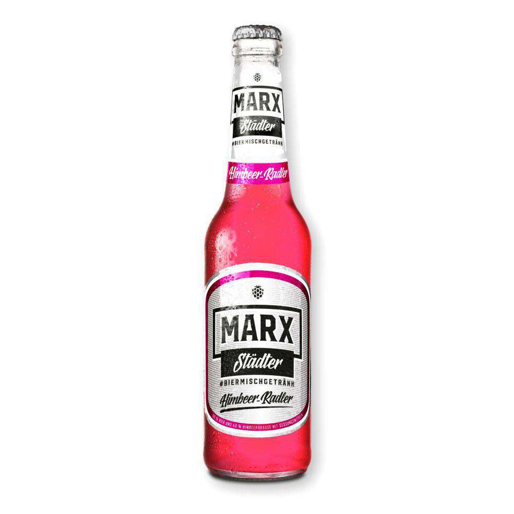 Produktabbildung Marx Städtler Biermischgetränk, Radler, Himbeere