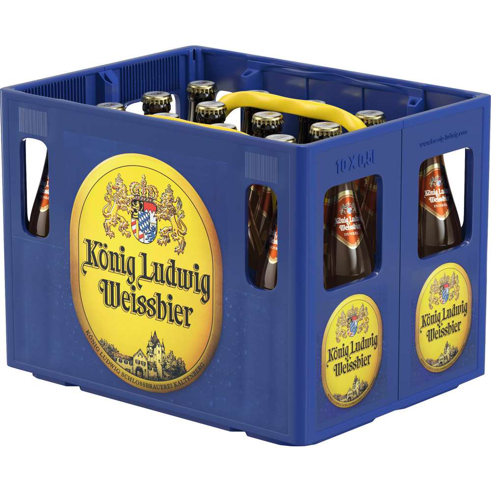 Produktabbildung König Ludwig Weißbier, dunkel 5,5% (20x 0,500 Liter)