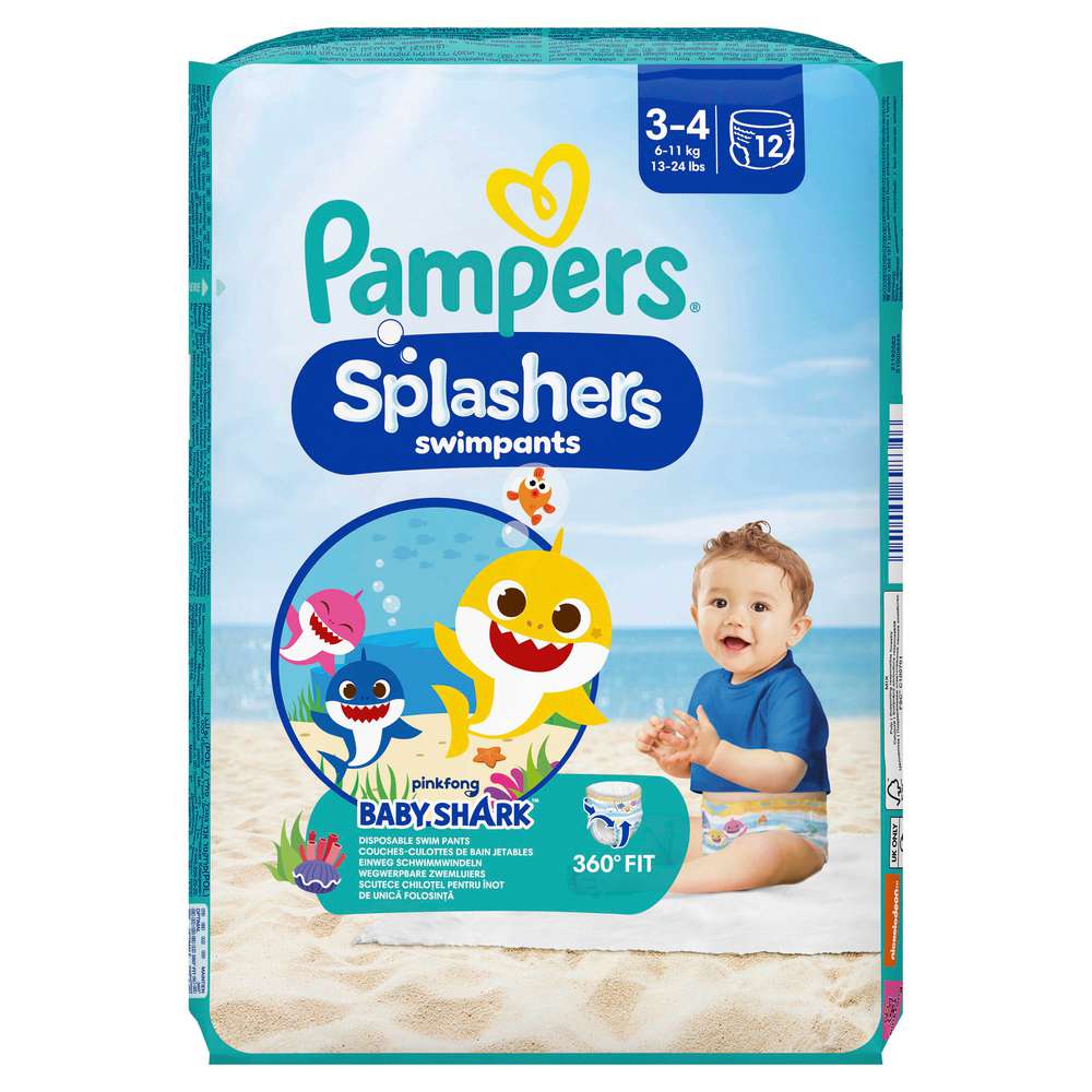 Produktabbildung Pampers Schwimmwindeln Splashers Gr. 3-4, 6-11kg