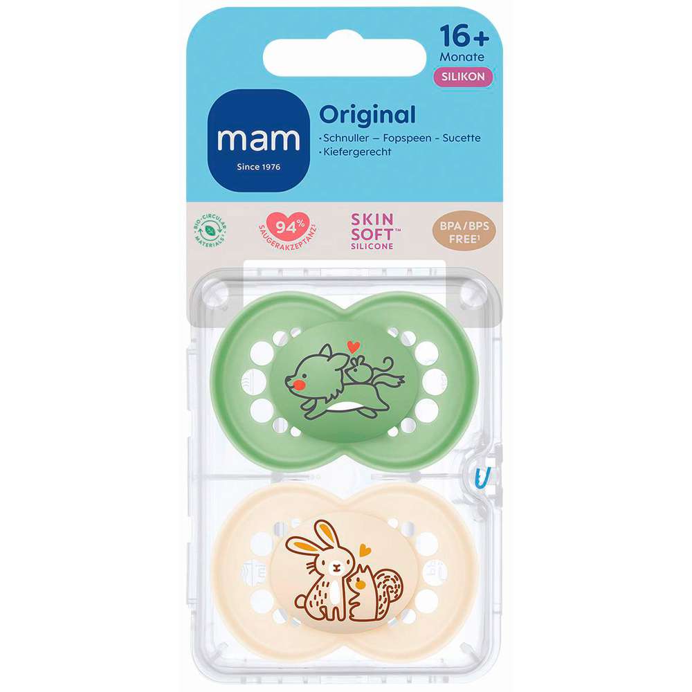 Produktabbildung MAM Babyschnuller Original Silikon 16+ Monate