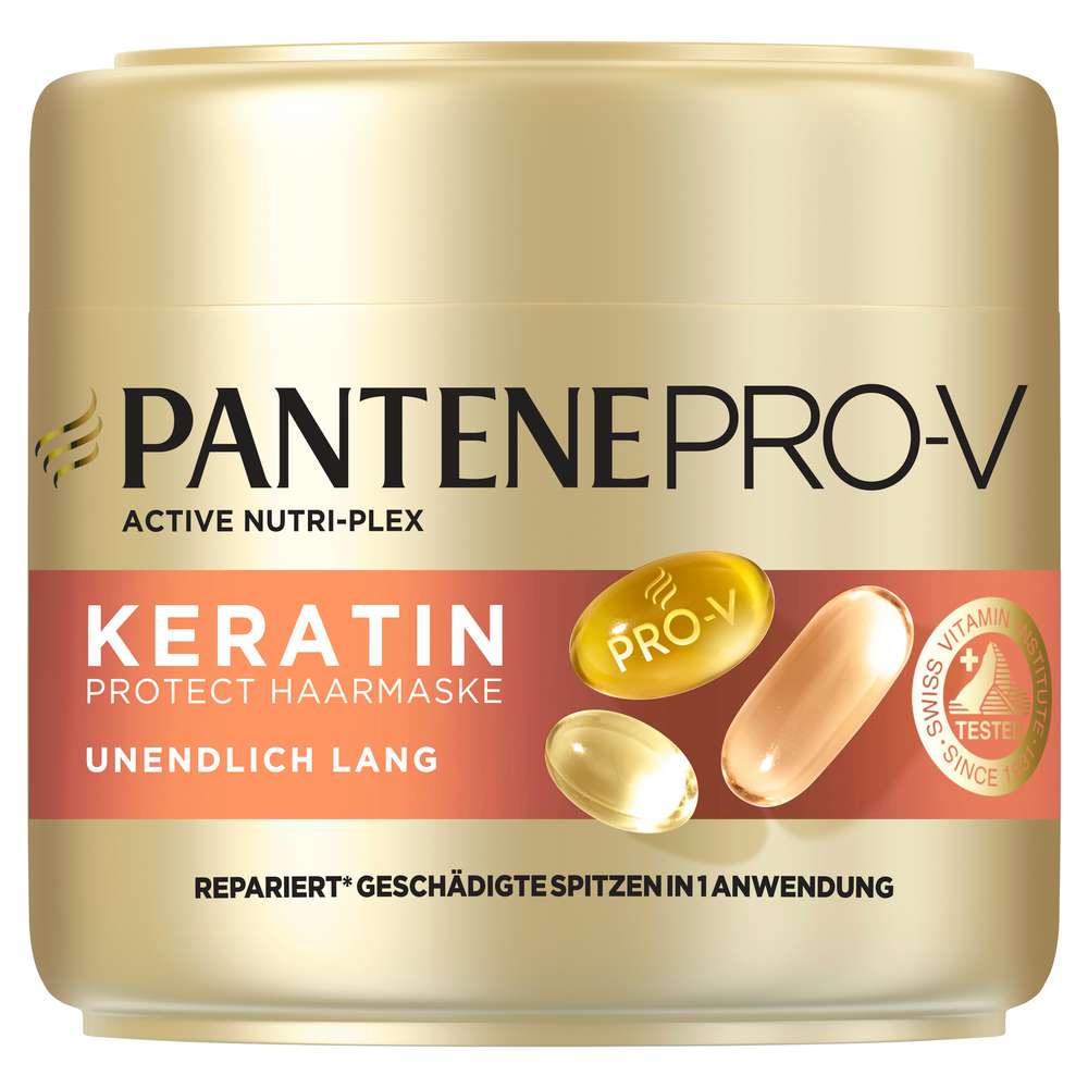 Produktabbildung Pantene Pro-V Haarmaske Keratin, Unendlich Lang