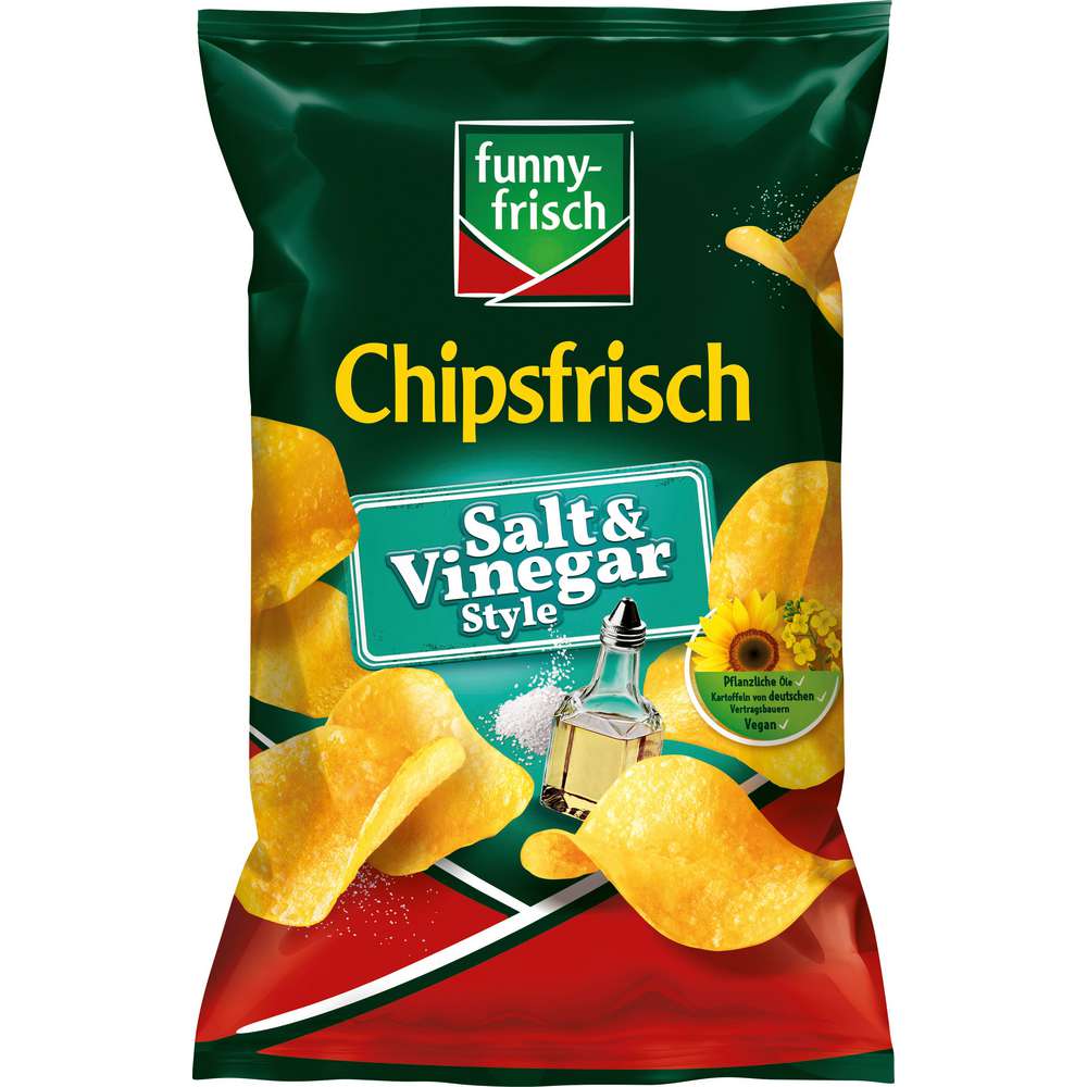 Produktabbildung funny-frisch Chipsfrisch, Salt & Vinegar Style