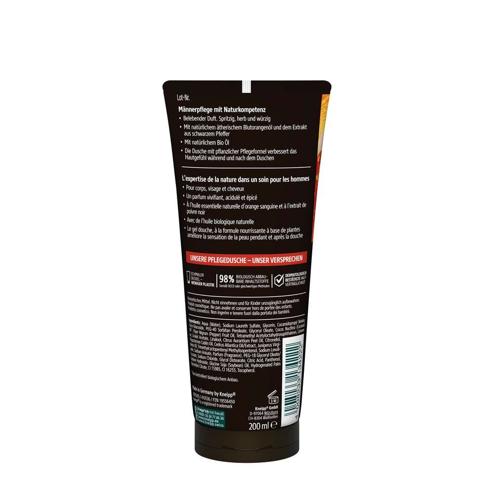 Produktabbildung Kneipp Pflegedusche Men 3in1, Energie