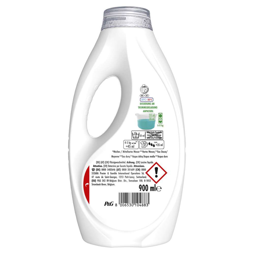 Produktabbildung Ariel Universal-Waschmittel flüssig, Lenor Unstoppables