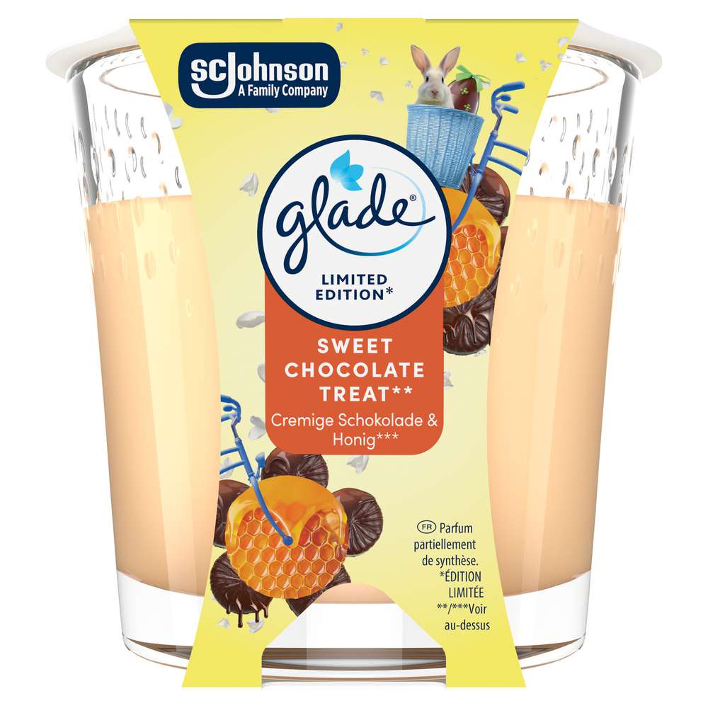 Produktabbildung Glade Duftkerze im Glas, Sweet Chocolate
