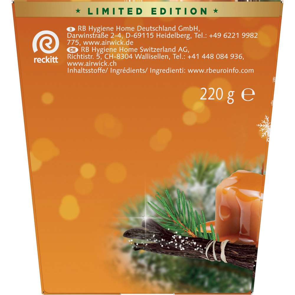 Produktabbildung Air Wick Duftkerze, Vanilla Wish