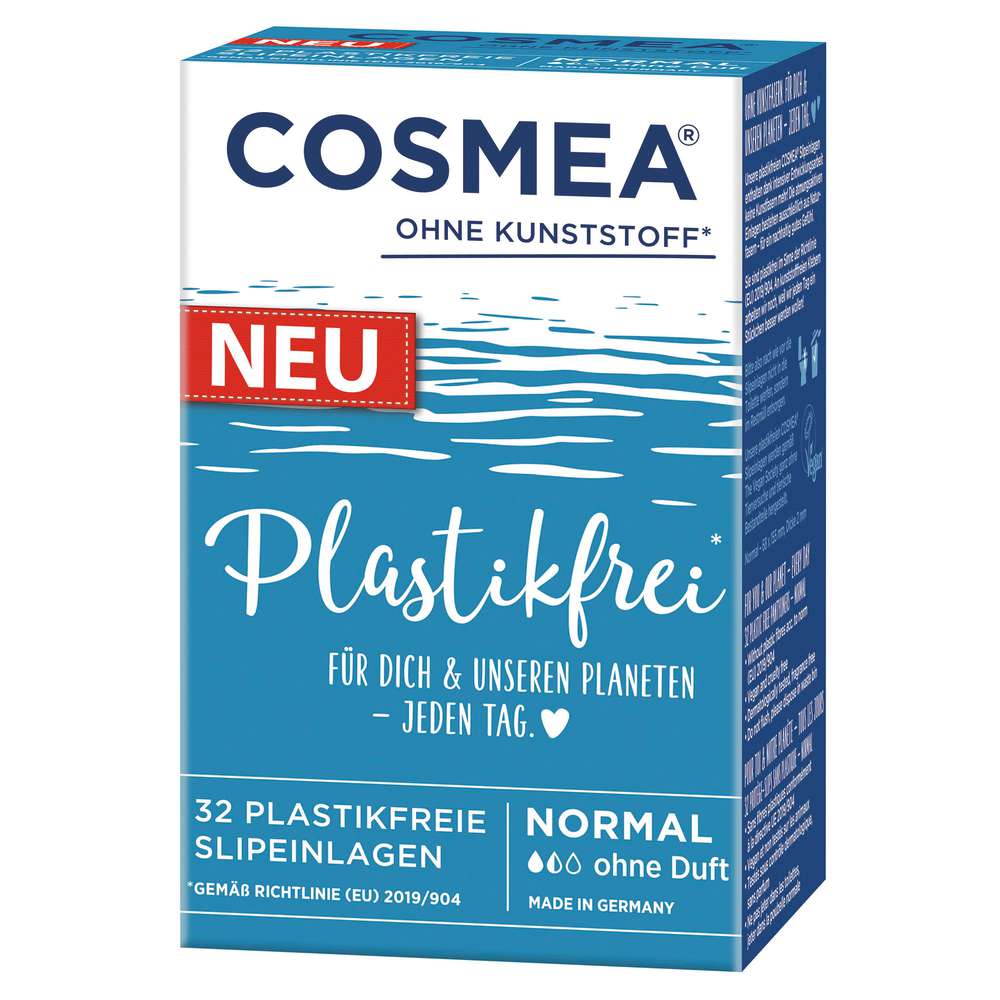 Produktabbildung Cosmea Slipeinlagen Plastikfrei Normal ohne Duft