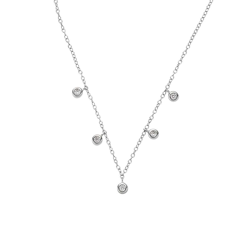 Produktabbildung Noelani Damen Halskette mit Anhänger aus Silber 925 mit Zirkonia (4056866113992)