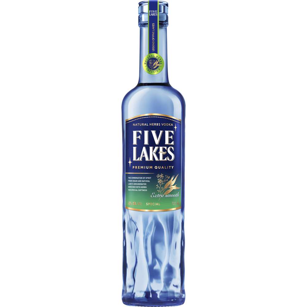 Produktabbildung Five Lakes Vodka 40%