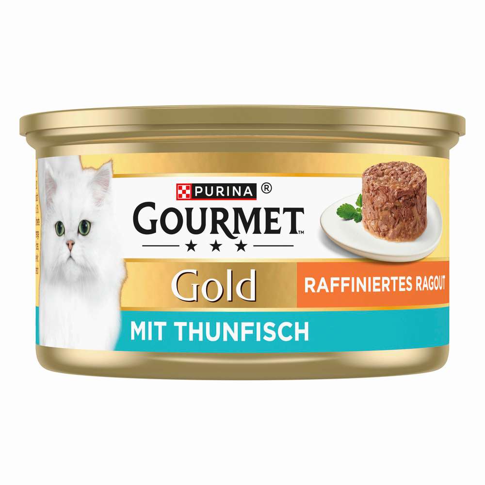 Produktabbildung Purina Katzen-Nassfutter raffiniertes Ragout mit Thunfisch