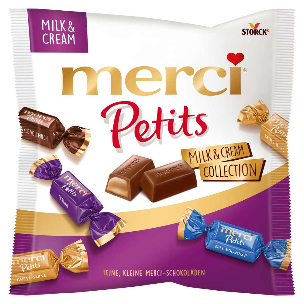 Produktabbildung Merci Schokolade Minis Milk&Cream