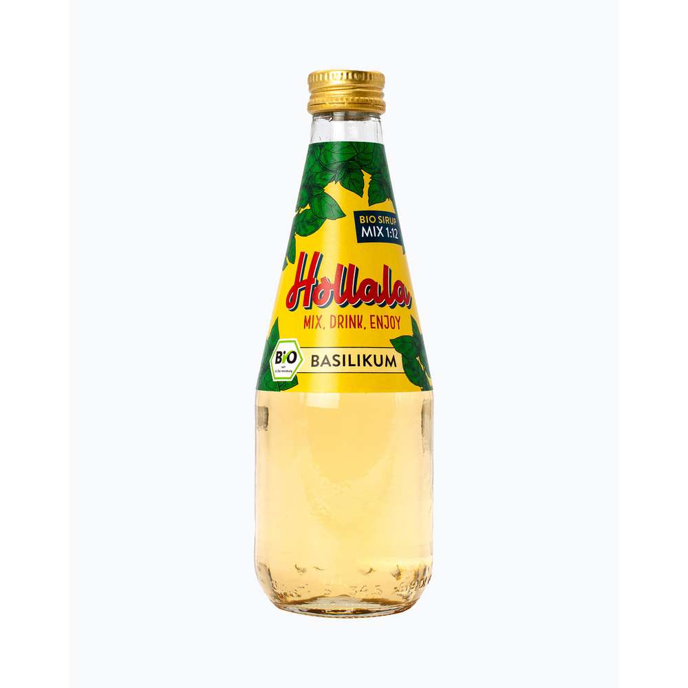 Produktabbildung Hollala Bio Sirup, Basilikum