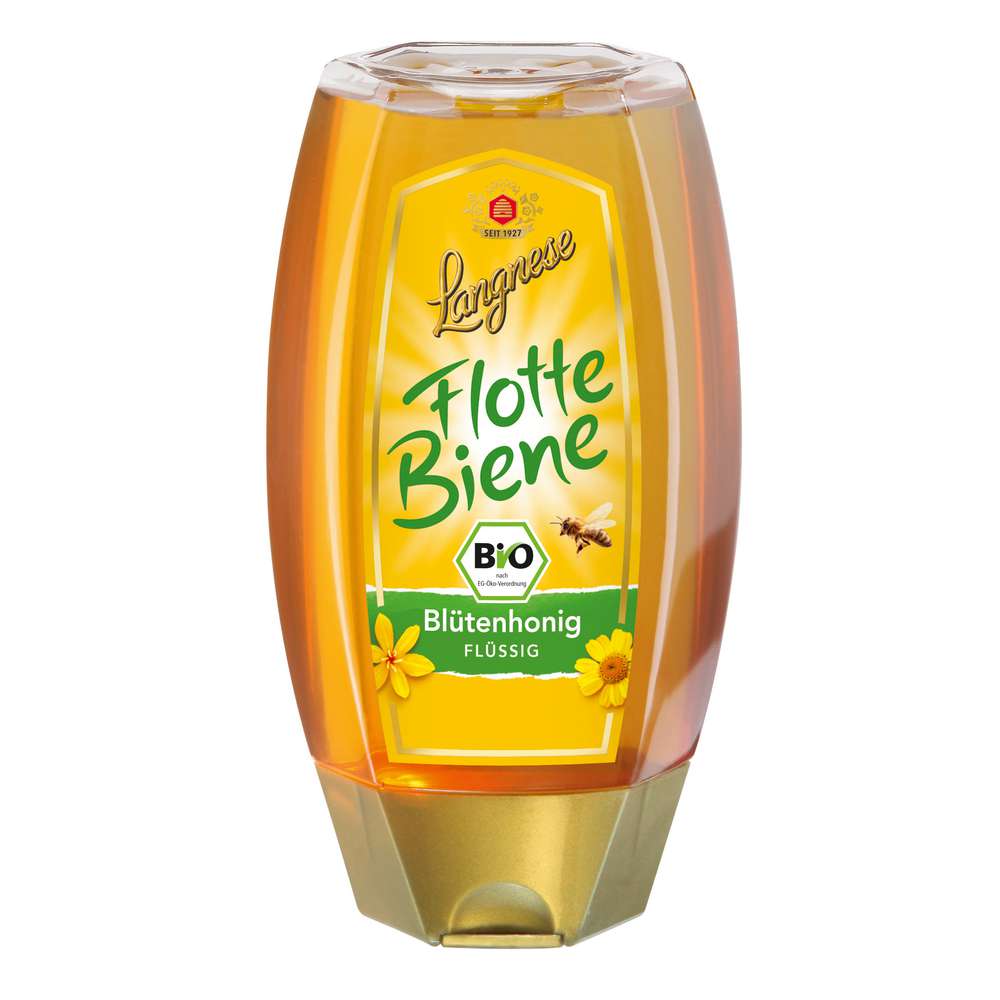 Produktabbildung Langnese Bio Blütenhonig Flotte Biene