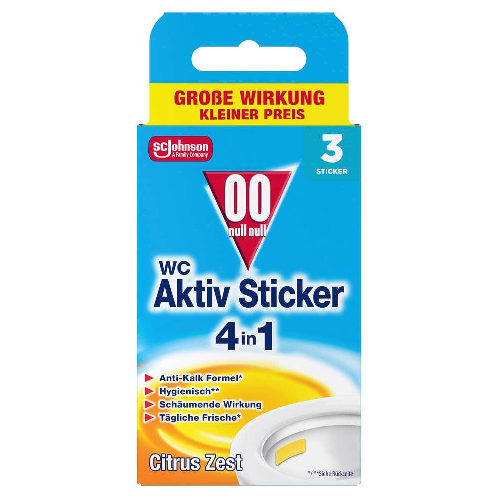 Produktabbildung 00 null null WC-Aktiv Sticker 4in1, Citrus