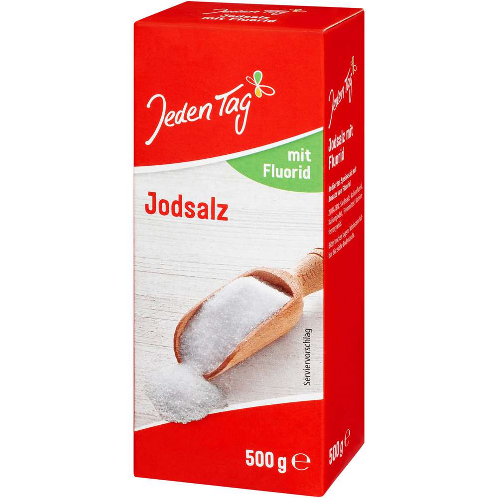 Produktabbildung Jeden Tag Jodsalz mit Fluorid