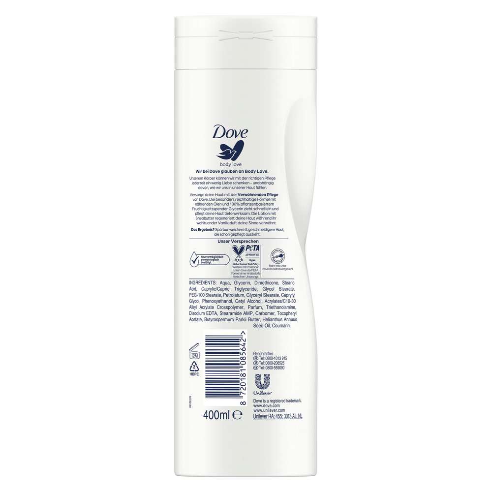 Produktabbildung Dove Bodylotion body love, Verwöhnendes Ritual