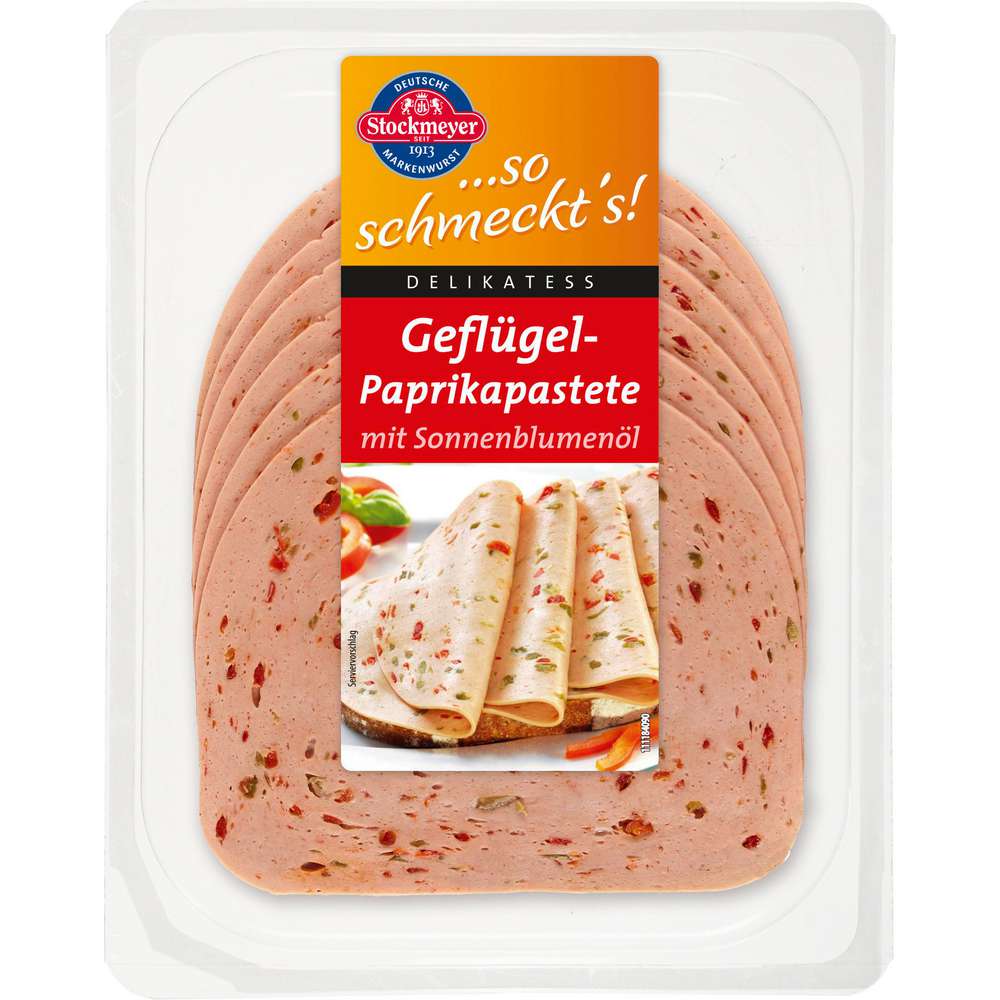 Produktabbildung Stockmeyer Geflügel-Paprikapastete