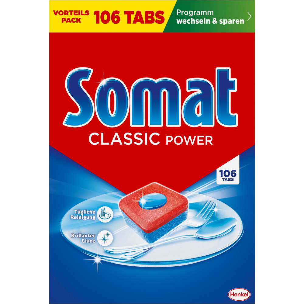 Produktabbildung Somat Spülmaschinen-Tabs Sparpack Classic Power