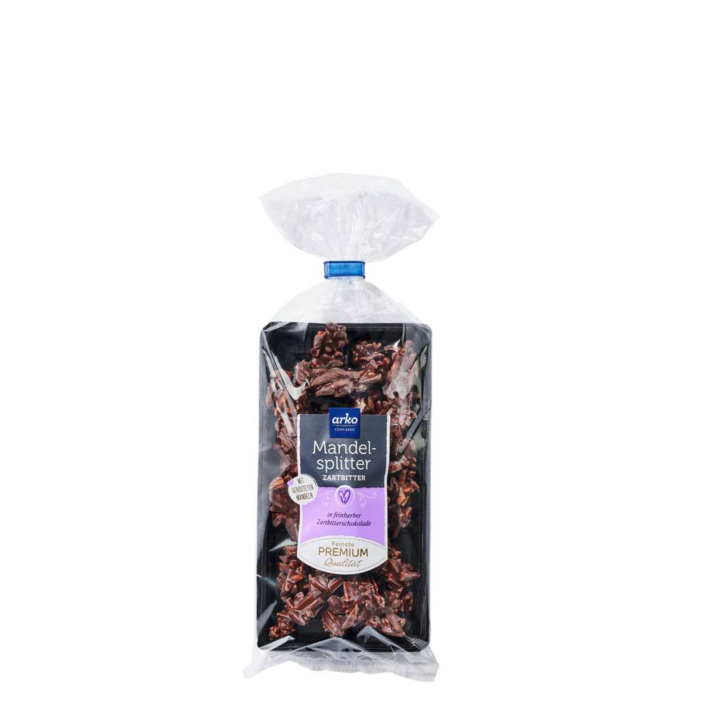 Produktabbildung Arko Mandelsplitter, zartbitter