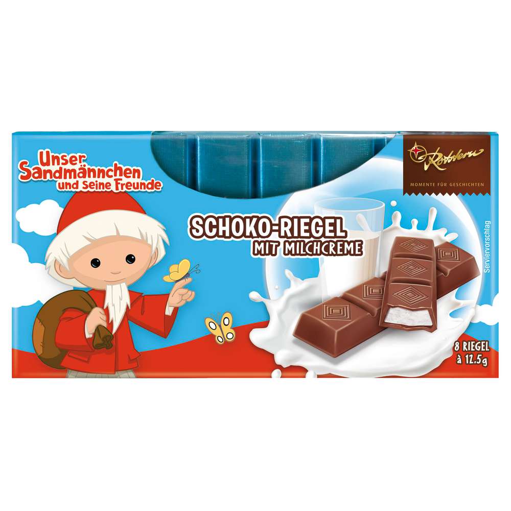 Produktabbildung Rotstern Milchschokoladen-Riegel