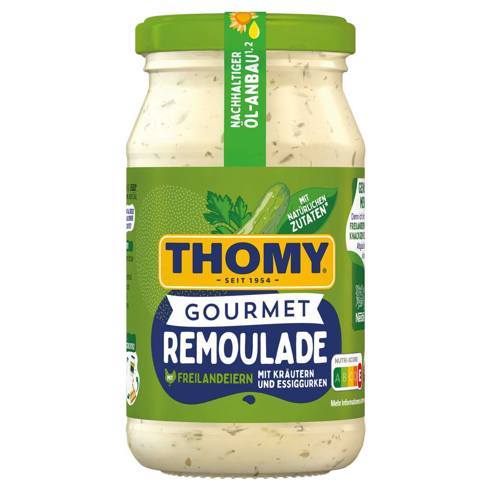 Produktabbildung Thomy Remoulade Gourmet, mit Kräuter und Essiggurke