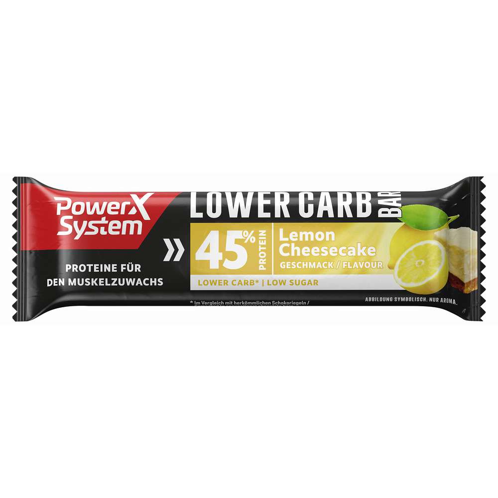 Produktabbildung Power System Proteinriegel, Lemon-Cheesecake, Low Carb