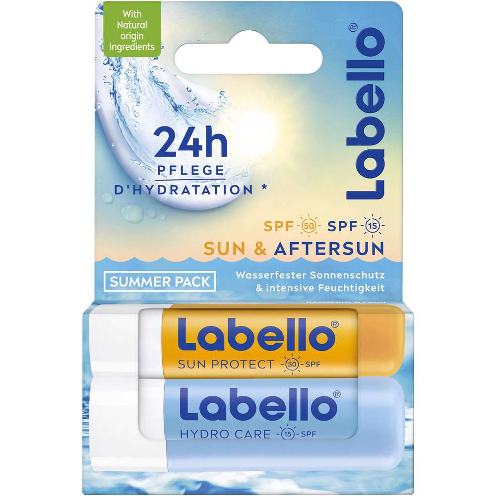 Produktabbildung Labello Lippenpflege, Sun & Aftersun SPF15