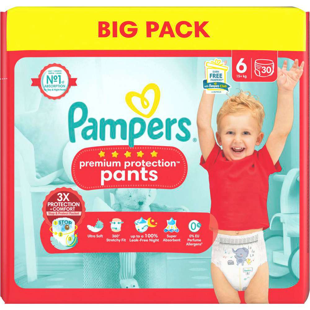 Produktabbildung Pampers Windeln Premium Protection Gr. 6, 15+ kg
