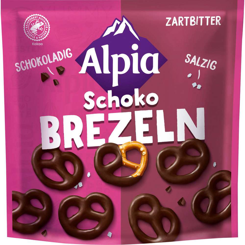 Produktabbildung Alpia Schoko Brezeln