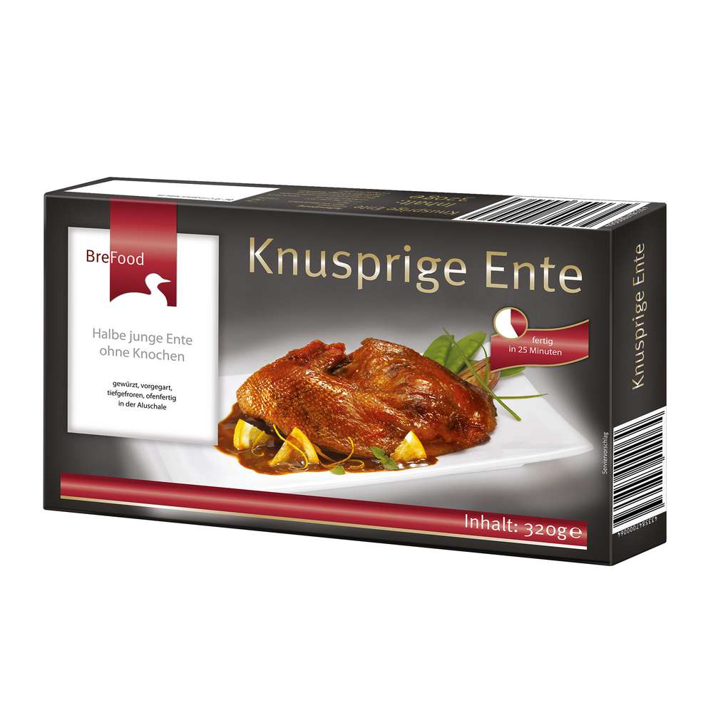 Produktabbildung BreFood Knusprige Ente, tiefgekühlt