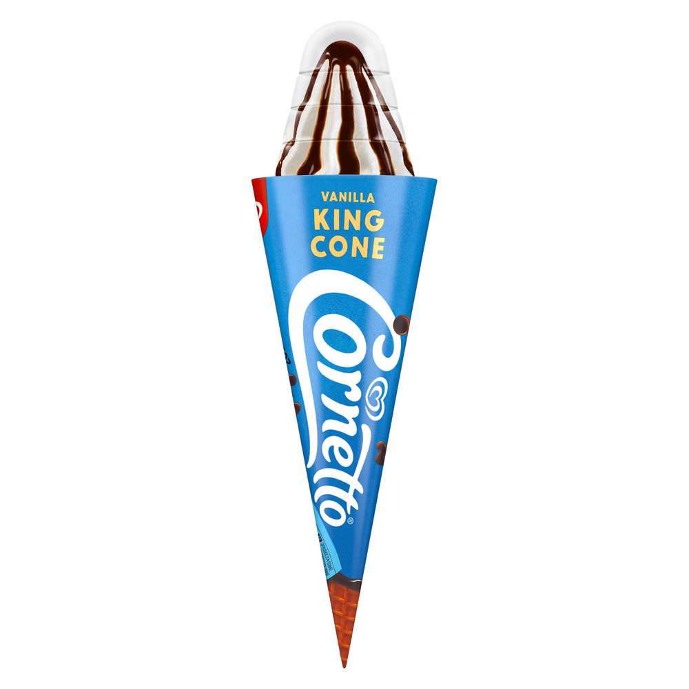 Produktabbildung Langnese Waffeleis, Cornetto King Cone, Vanille