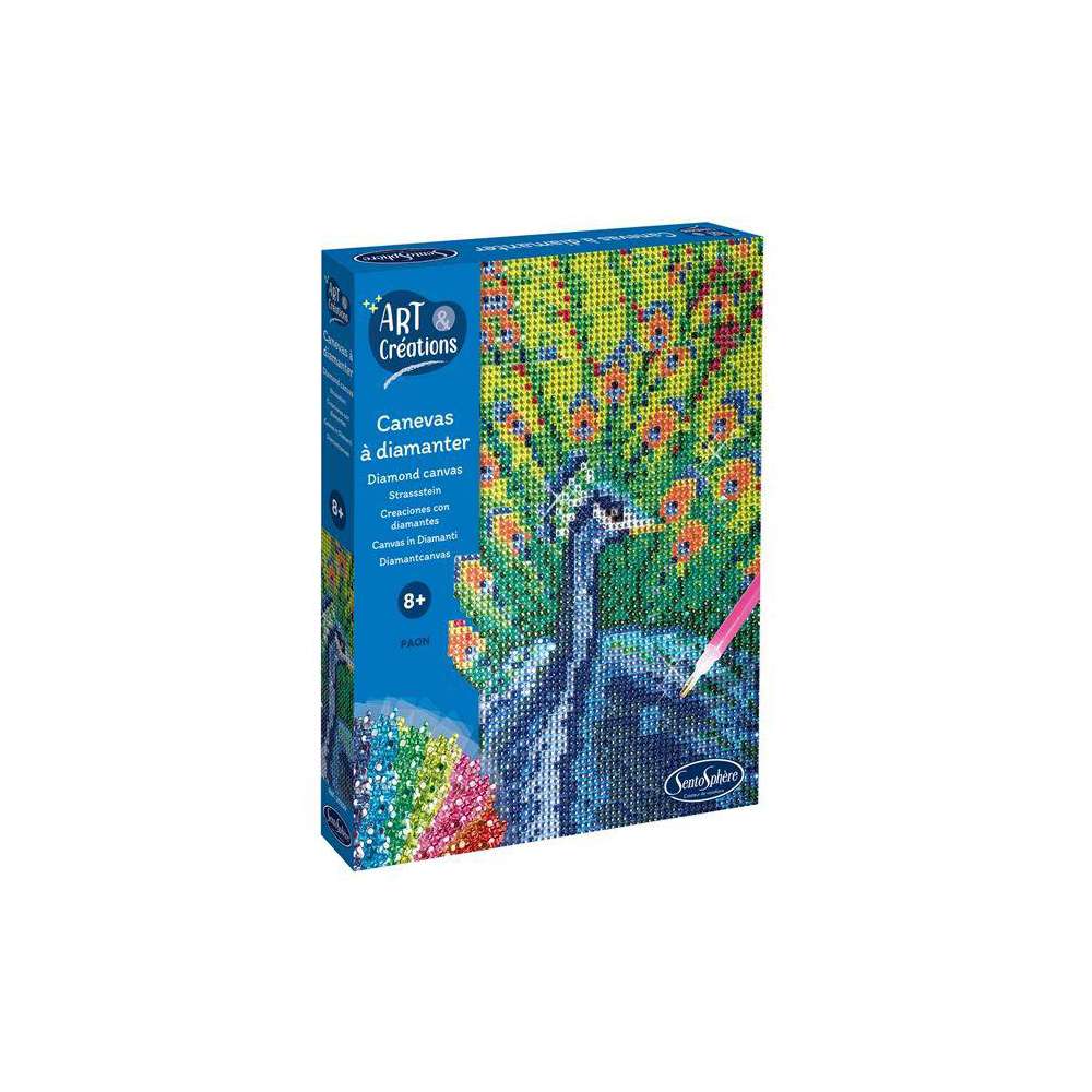 Produktabbildung Carletto Sentosphere Strasssteinbild Pfau