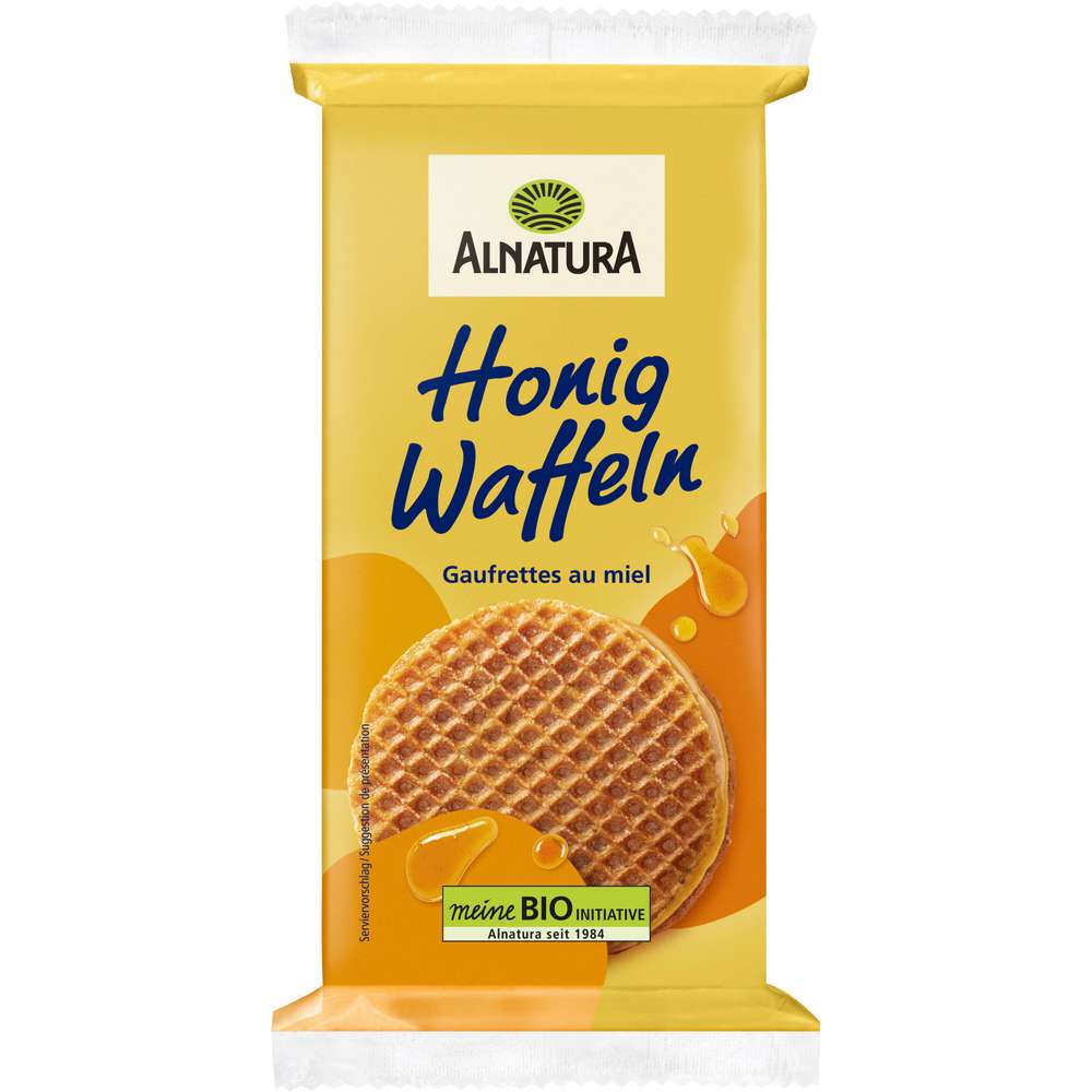Produktabbildung Alnatura Bio Waffeln, Honig