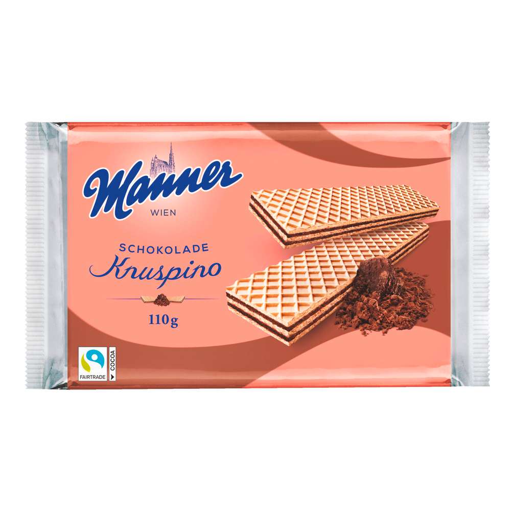 Produktabbildung Manner Waffelgebäck, Knuspino Schoko