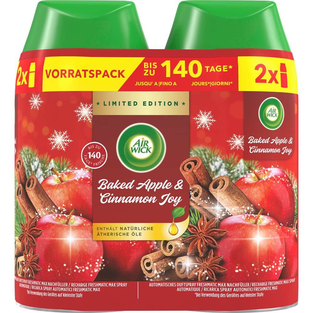 Produktabbildung Air Wick Duftspray Nachfüller Duo Baked Apple & Cinnamon Joy