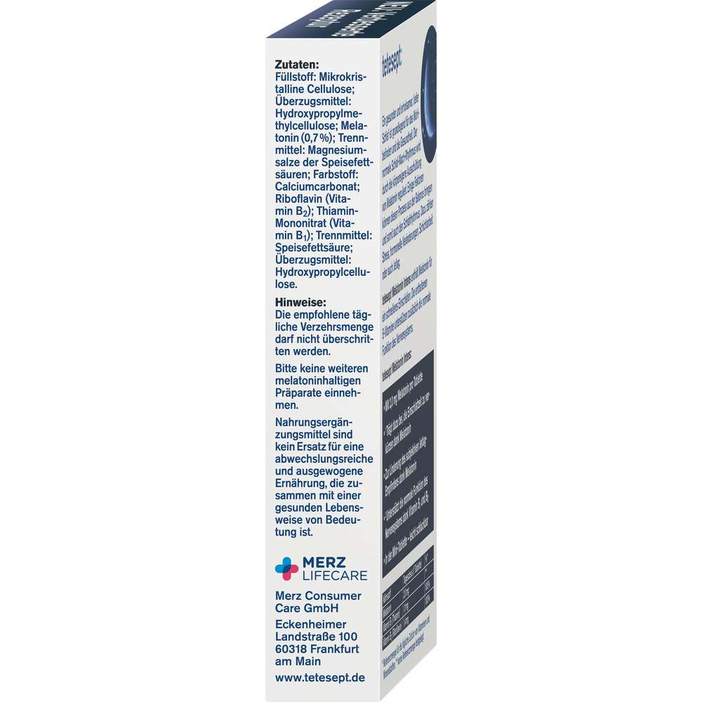 Produktabbildung tetesept Melatonin Intense Tabletten