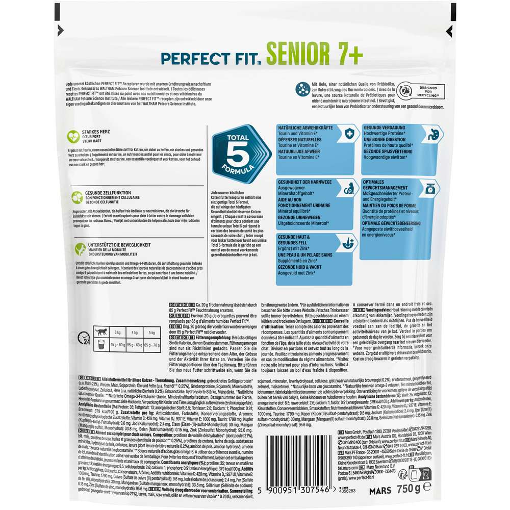 Produktabbildung Perfect Fit Katzen-Trockenfutter, Senior, Huhn
