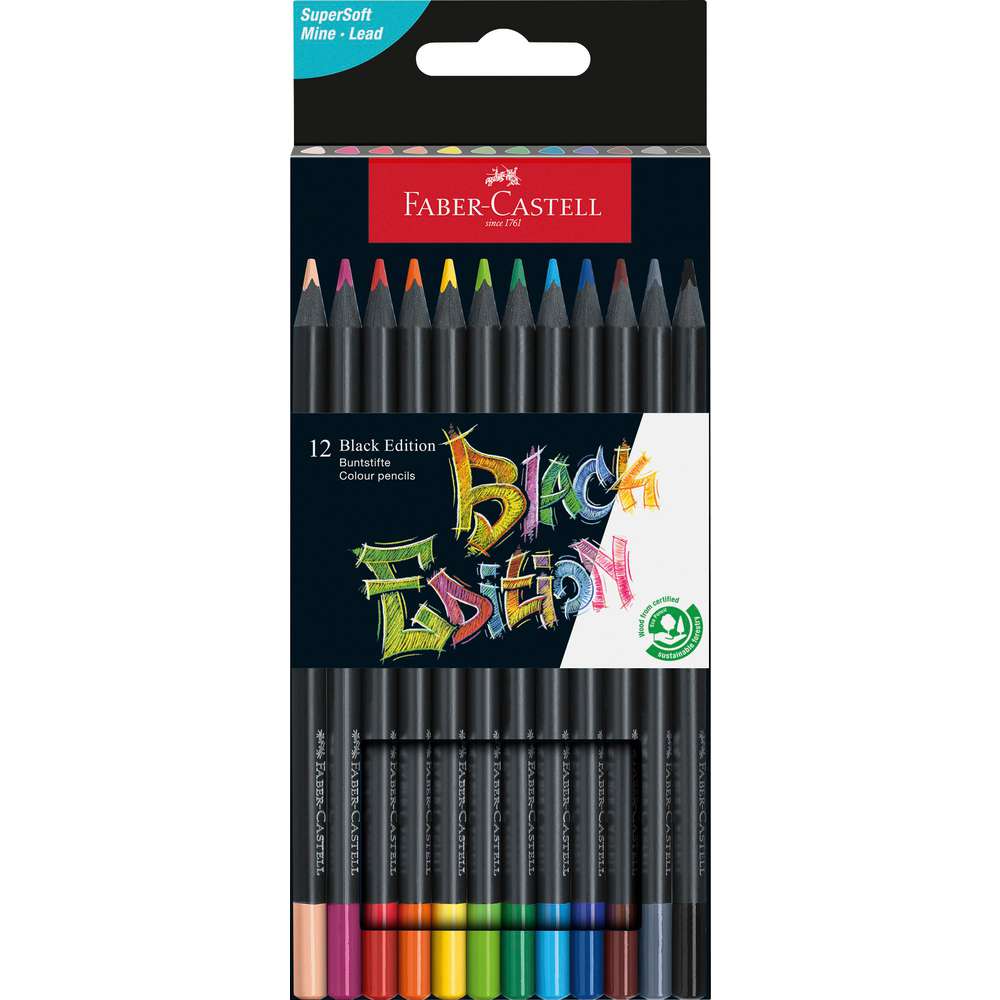 Produktabbildung Faber-Castell Buntstifte Black Edition