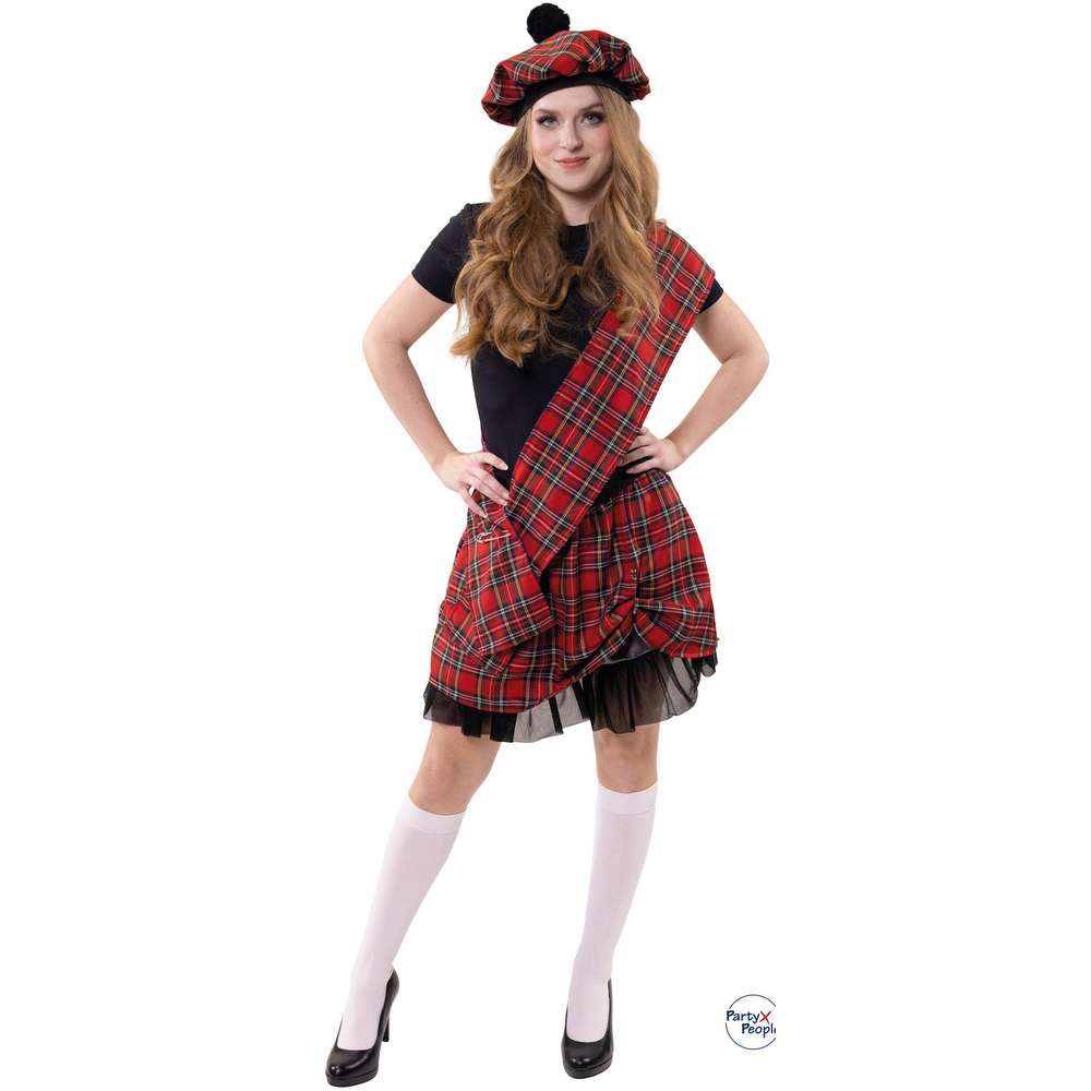 Produktabbildung Party x People Kostüm Schottin Erin 3-tlg, verschiedene Größen