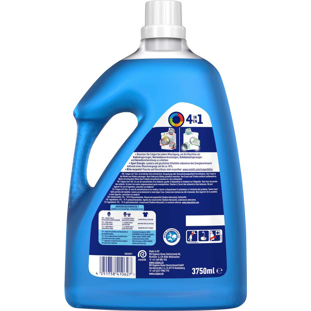 Produktabbildung Calgon Waschmaschinen-Entkalker Gel 4in1