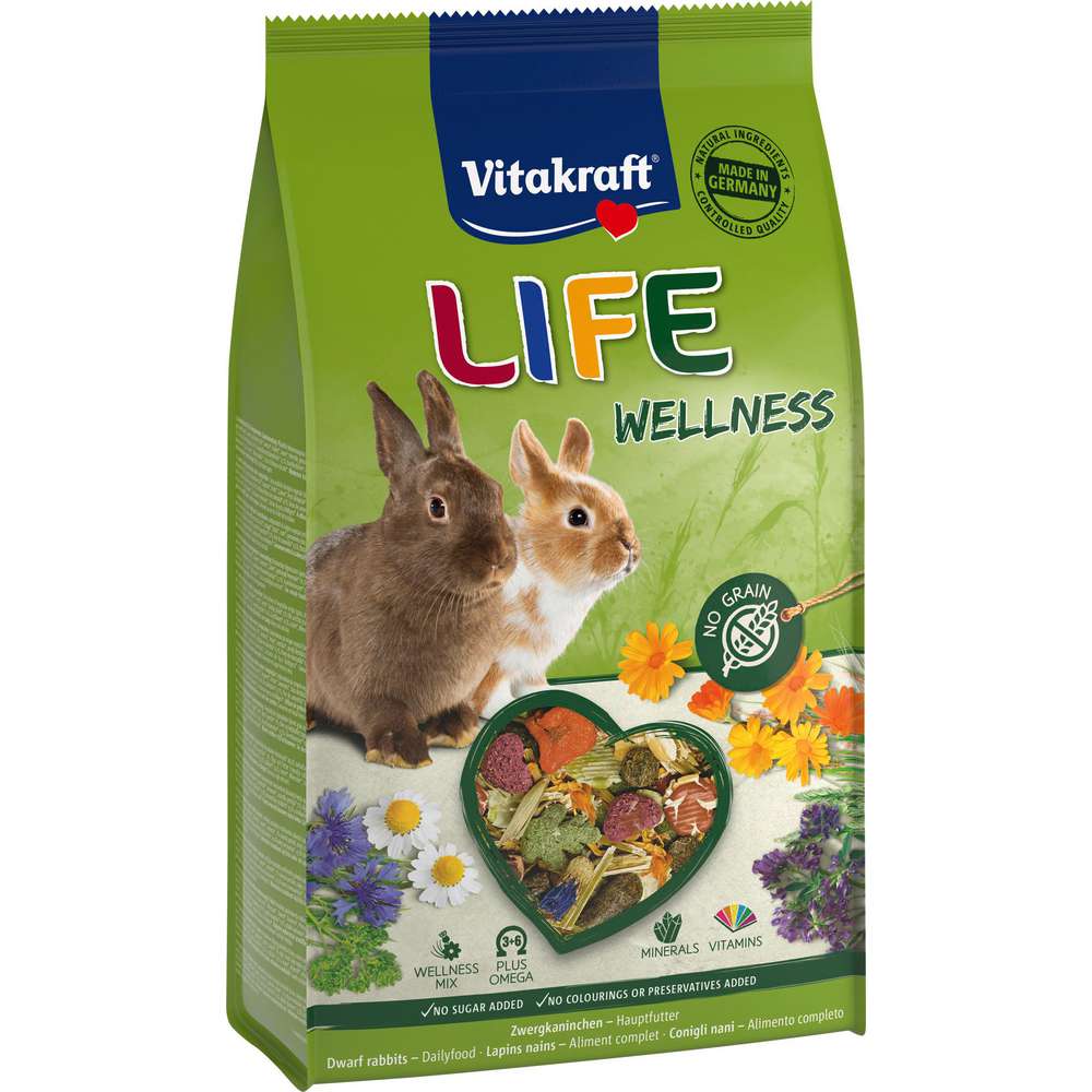 Produktabbildung Vitakraft Kaninchenfutter Vita Life, Wellness