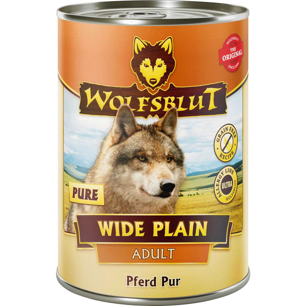 Produktabbildung Wolfsblut Hund-Nassfutter, Wide Plain Pure Pferd