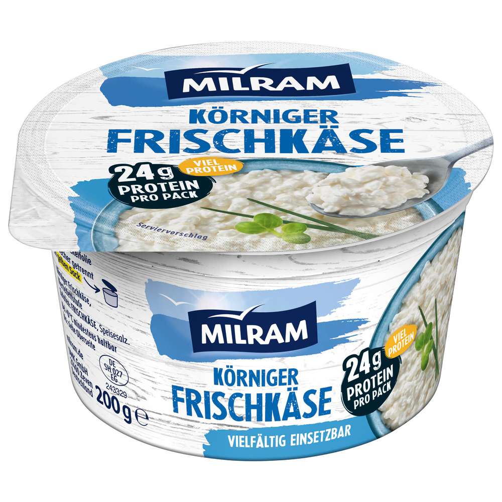Produktabbildung Milram Körniger Frischkäse