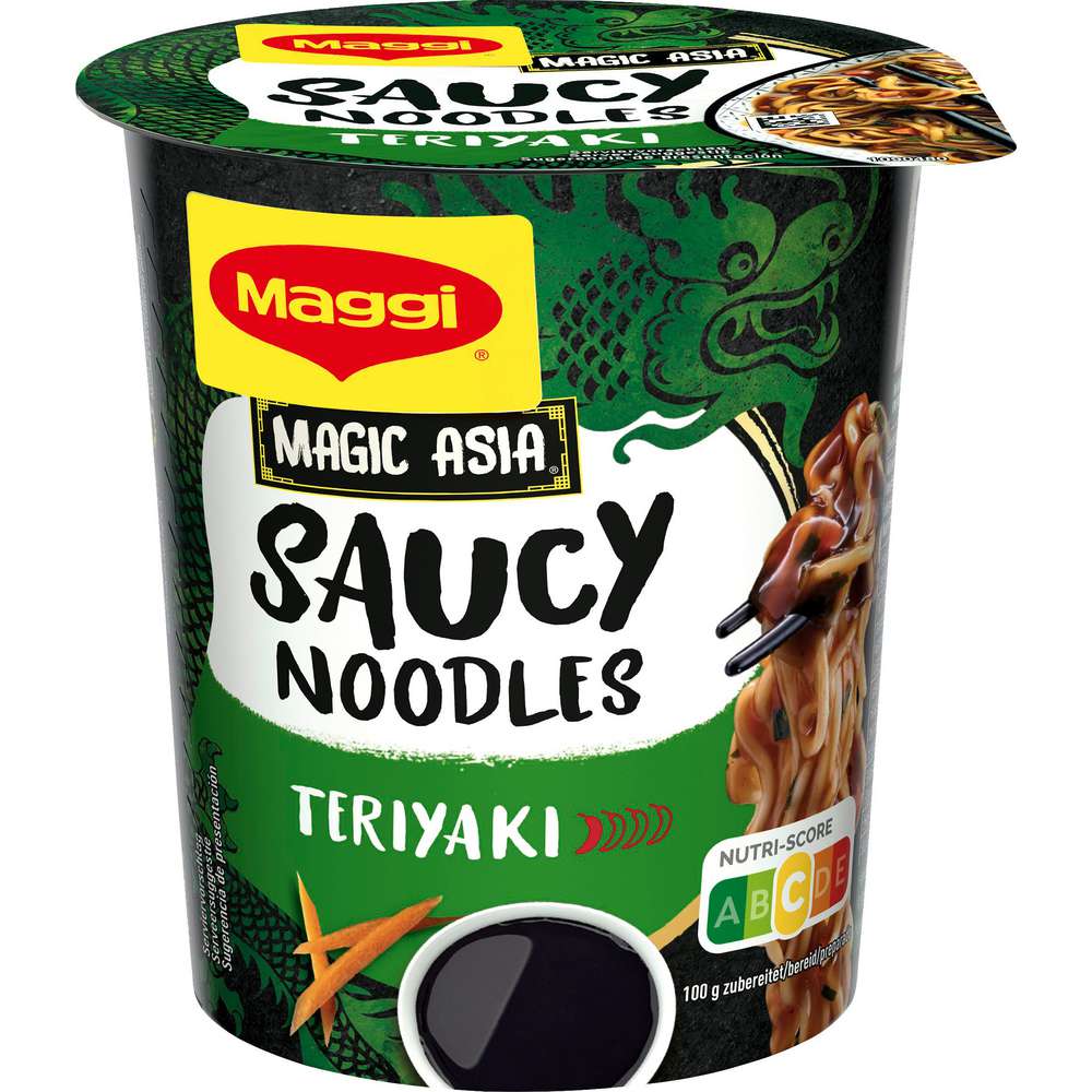 Produktabbildung Maggi Instant Cup Magic Asia, Saucy Noodles Teriyaki